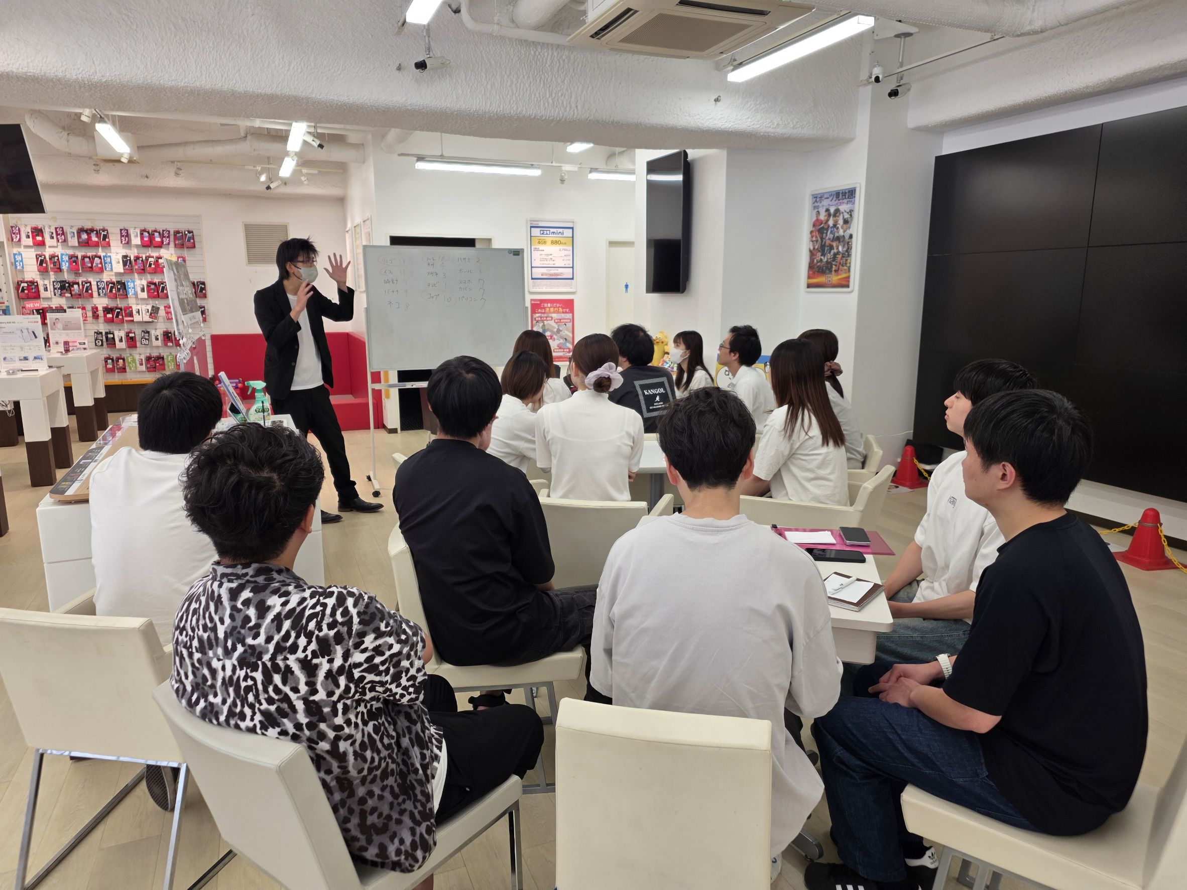 2025年9月10日ドコモショップ稲城矢野口店で接客研修を実施――“伝わる対応”で満足度と自信が向上